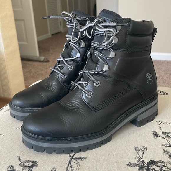 Timberland Courmayeur Valley Mid Boot Black - Picture 5 of 9